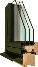 Holz-Aluminium